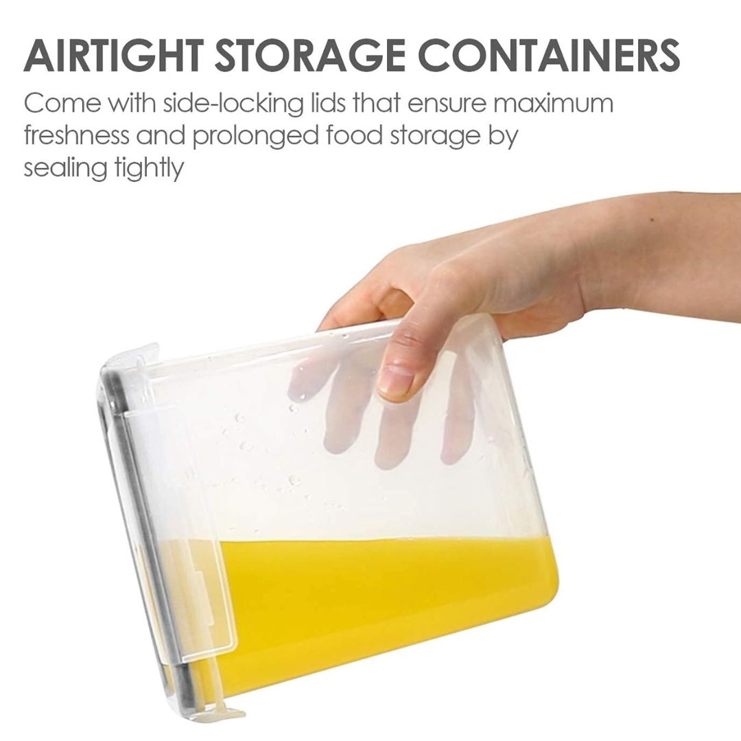 Airtight Food Storage Containers with Lids, Vtopmart 24 pcs Plastic Kitchen and Pantry Organization Canisters